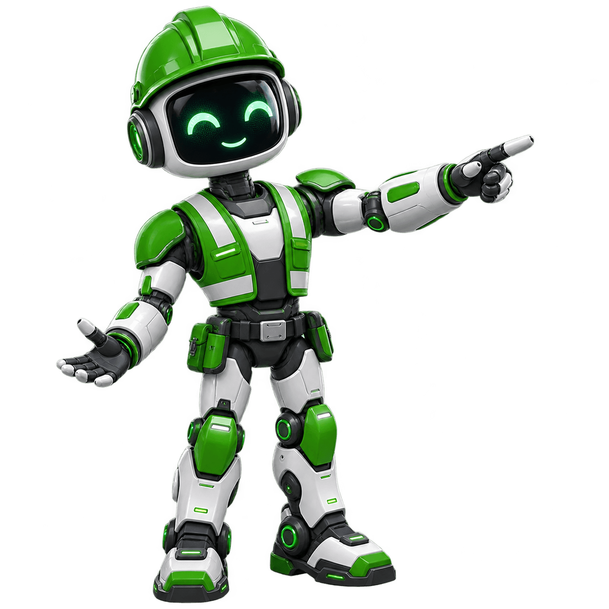 Robot konstruksi menunjukkan langkah cara sewa lift cor beton